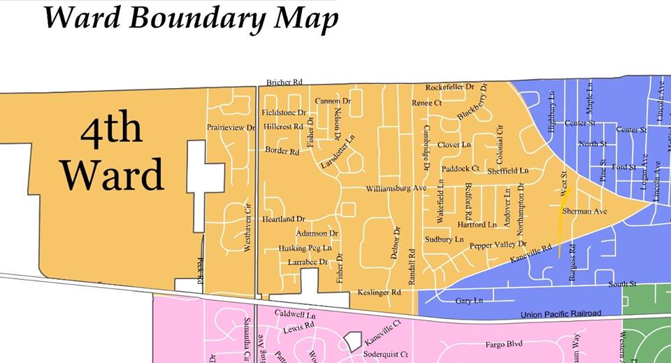 Ward 4 Boundary Map